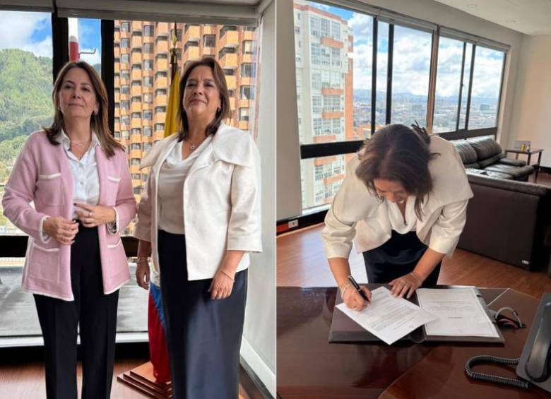María Andrea Godoy asumió la Supersalud este 26 de agosto, nombrada mediante decreto por la ministra de Salud, Ana María Vesga. FOTO: Tomada de X: @GodoyMariaA_