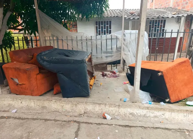 En este punto del barrio Palos Verdes, en la comuna 3 (Manrique), ocurrió el asesinato de Cristian Arenas Castañeda, de 17 años, a quien conocían con el alias de bulto. FOTO: Alejandra Morales Ríos