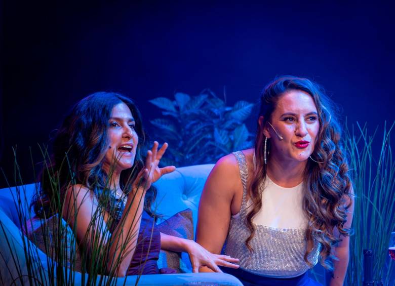 Aida Bossa y Viviana Bernal hacen parte del show que este sábado llegará al teatro de La Enseñanza luego de dos temporadas en Bogotá. FOTO Cortesía Teatro nacional