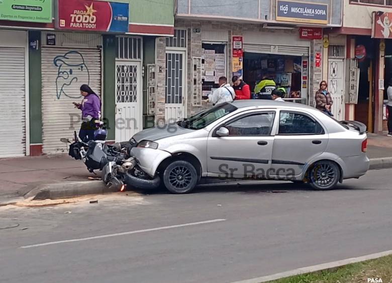Lugar de los hechos en el barrio Boitá, donde un hombre fue asesinado tras resistirse a un robo en la localidad de Kennedy, en Bogotá. FOTO: Redes sociales. 