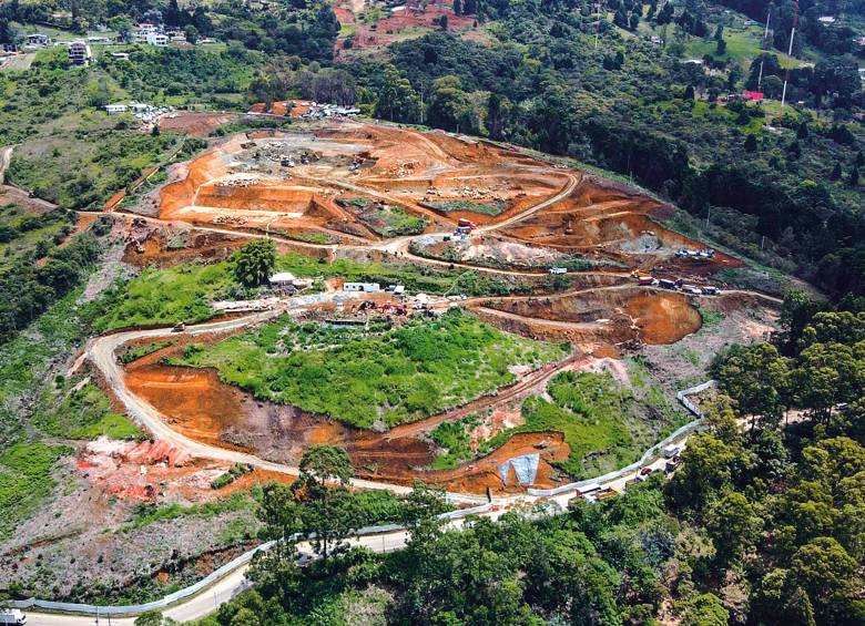 Así lucen las obras de la cárcel metropolitana, ubicadas en el corregimiento de San Cristóbal. Actualmente están en un 9% de avance. FOTO CORTESÍA