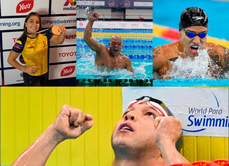 Nelson Crispín fue la máxima figura colombiana en competencia. FOTOS: Tomada de redes @crispinswimmer
