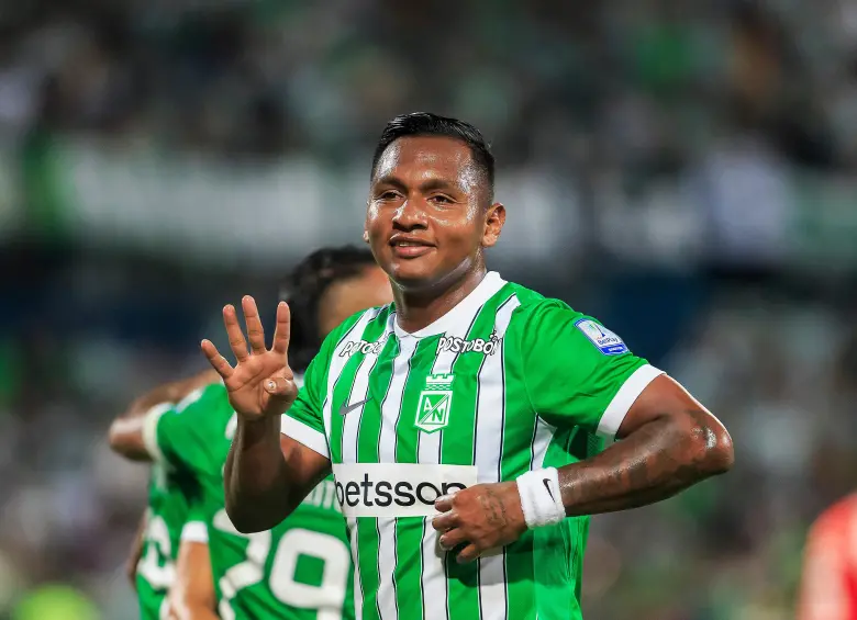 Alfredo Morelos abrió el marcador en Pasto. FOTO CAMILO SUÁREZ