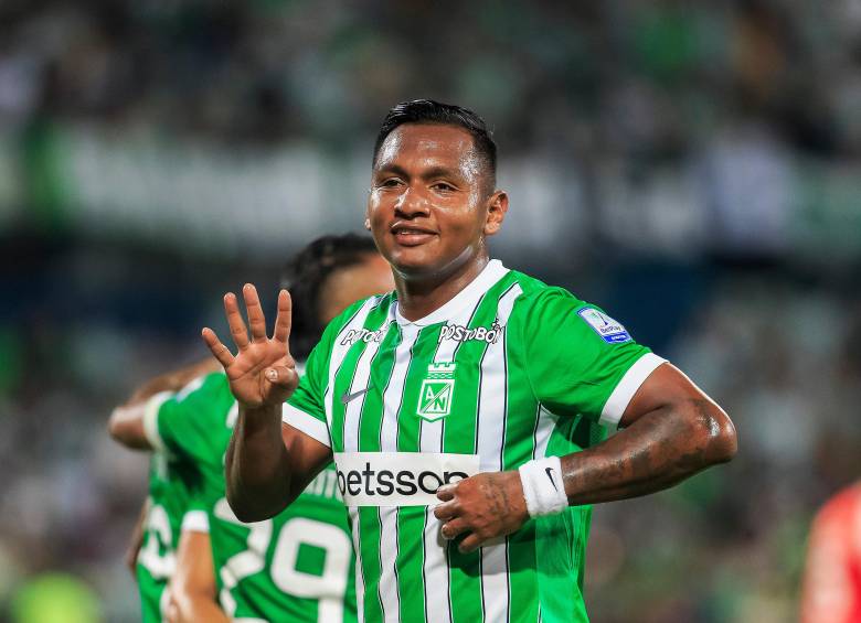 El futbolista cordobés Alfredo Morelos es uno de los mejores delanteros que tiene el fútbol colombiano. Es figura de Nacional. Foto: Camilo Suárez