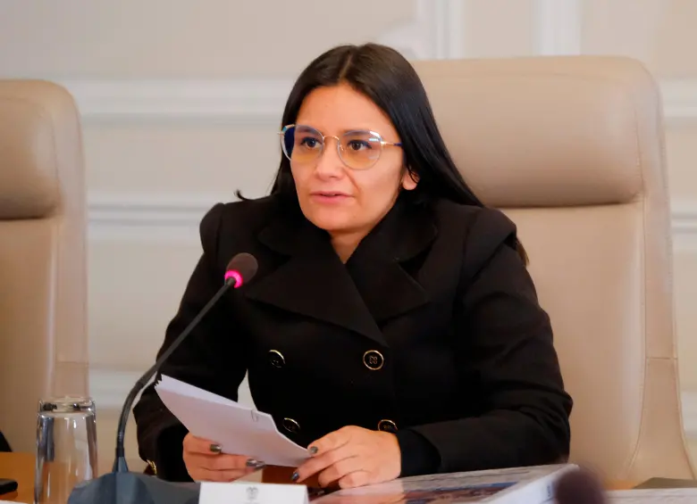 Angie Rodríguez, actual directora de Fondo Adaptación. Foto: Presidencia