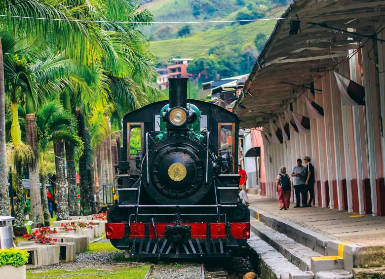 La Estación Cisneros del Ferrocarril de Antioquia sirvió como terminal y taller para todo el material rodante. FOTO CAMILO SUÁREZ 