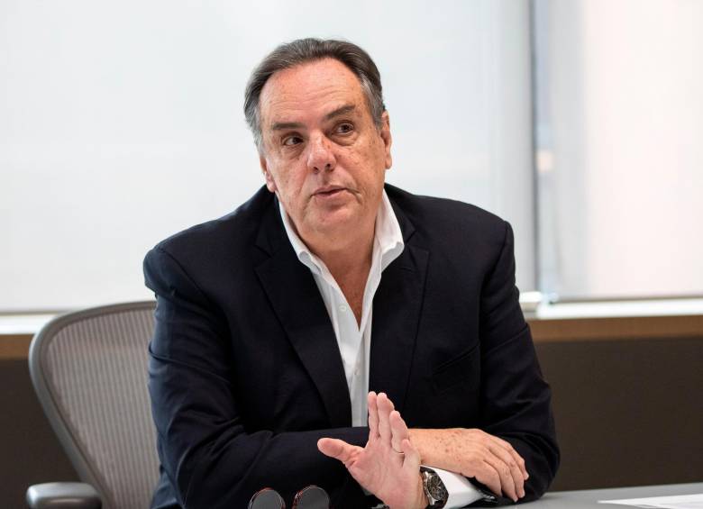 Jorge Mario Velásquez, presidente de Grupo Argos, indicó que la compañía está ejecutando iniciativas estratégicas. FOTO: ARCHIVO.