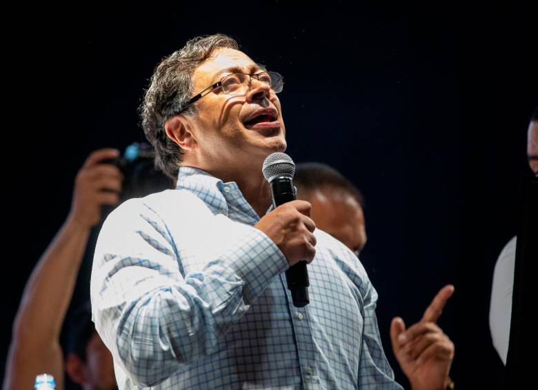 Gustavo Petro ganó la primera vuelta de las elecciones presidenciales con 8’527.768 votos. FOTO ANDRÉS CAMILO SUÁREZ