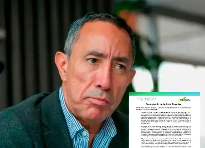 La junta directiva de Ecopetrol asegura que no autorizó el otrosí que tiene en aprietos a Ricardo Roa. FOTO COLPRENSA