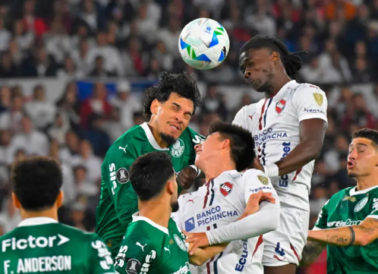 Palmeiras tendrá una dura misión este jueves para revertir el marcador que tiene en contra ante Liga de Quito. FOTO AFP