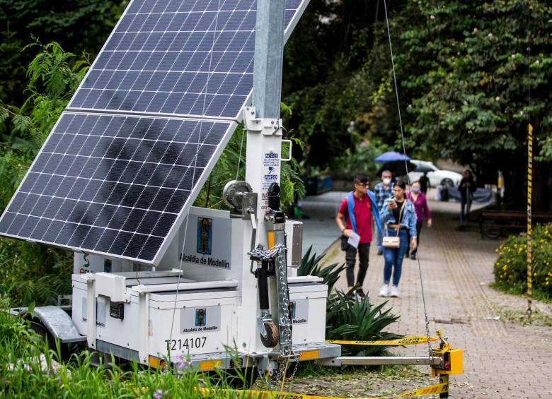 El Robocop, el cual fue presentado como la gran innovación en seguridad de Medellín, aún no presenta resultados concretos. FOTO: JULIO CÉSAR HERRERA