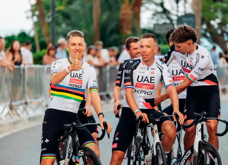 Tadej Pogacar regresa a la Vuelta a España siete años después de su debut, en busca del título que falta en su palmarés. FOTO X-UAE EMIRATES