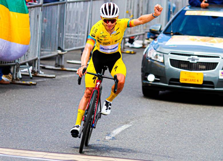 Miguel Ángel López ya suma 13 victorias en lo corrido de temporada. FOTO CORTESÍA VUELTA A COLOMBIA