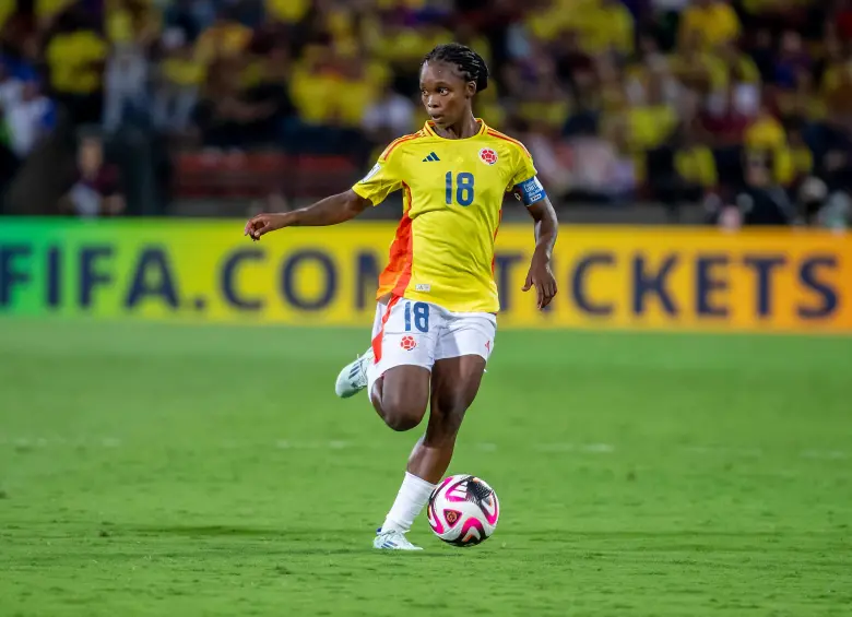 Linda Caicedo y Mayra Ramírez lideraron la ofensiva de Colombia en el duelo amistoso ante Corea del Sur. FOTO: Juan Antonio Sánchez