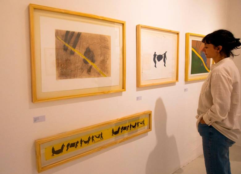 Obras de Beatriz González que se exponen en La Balsa arte Medellín hasta el 30 de noviembre. FOTO Esneyder Gutiérrez.