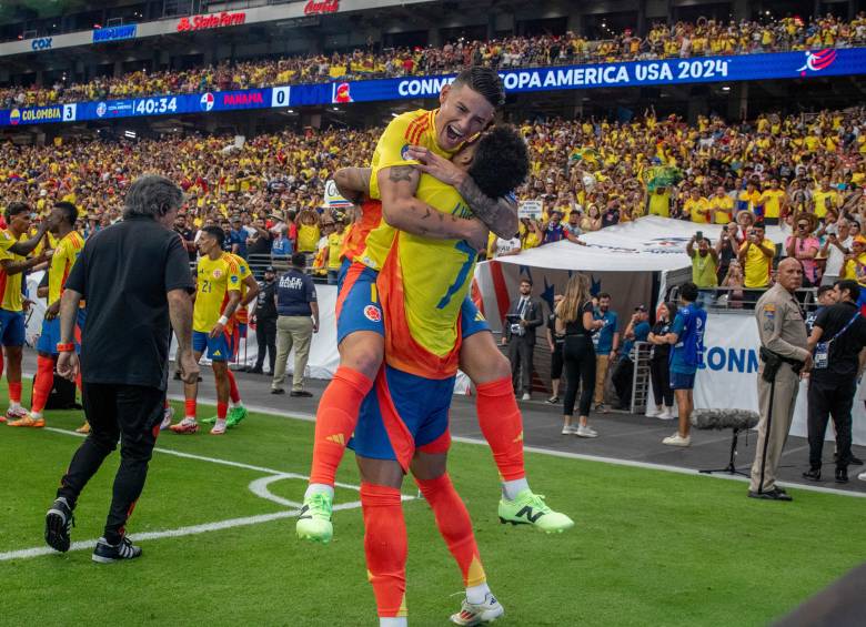 James Rodríguez y Luis Díaz, dos de los máximos referentes que la Selección. FOTO JUAN ANTONIO SÁNCHEZ