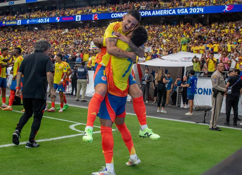 James Rodríguez y Luis Díaz, dos de los máximos referentes que la Selección. FOTO JUAN ANTONIO SÁNCHEZ