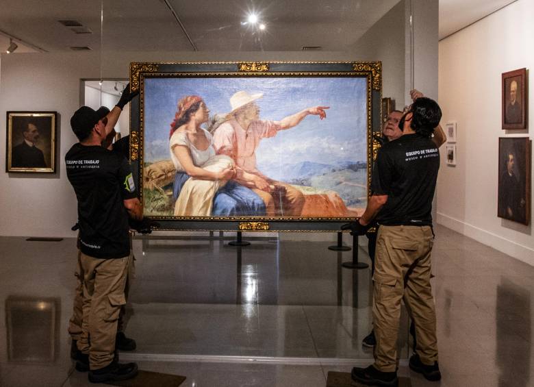 Inauguración de la exposición La creación de un gesto, de la obra del maestro Francisco Antonio Cano en el Museo de Antioquia. Fotos: Julio César Herrera Echeverri.