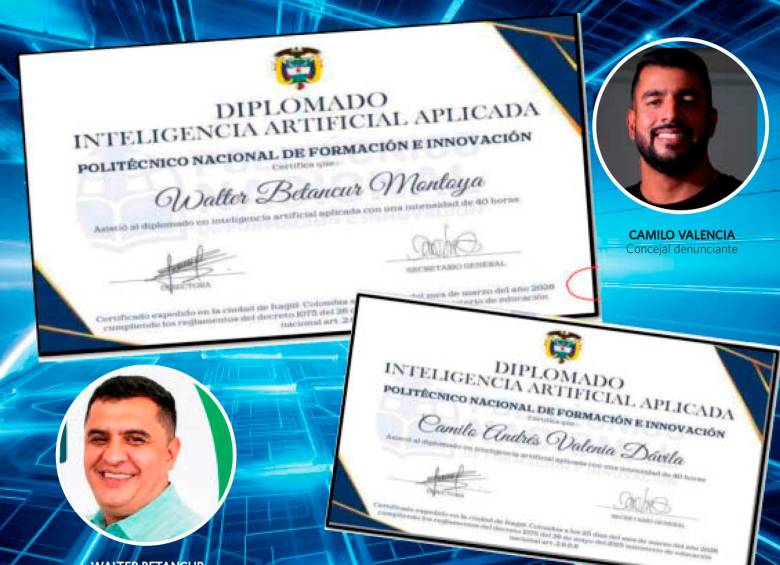 La denuncia fue expuesta con pruebas en días pasados ante el Concejo de Itagüí por los corporados Walter Betancur y Camilo Valencia (CD). FOTO CORTESÍA Y EL COLOMBIANO