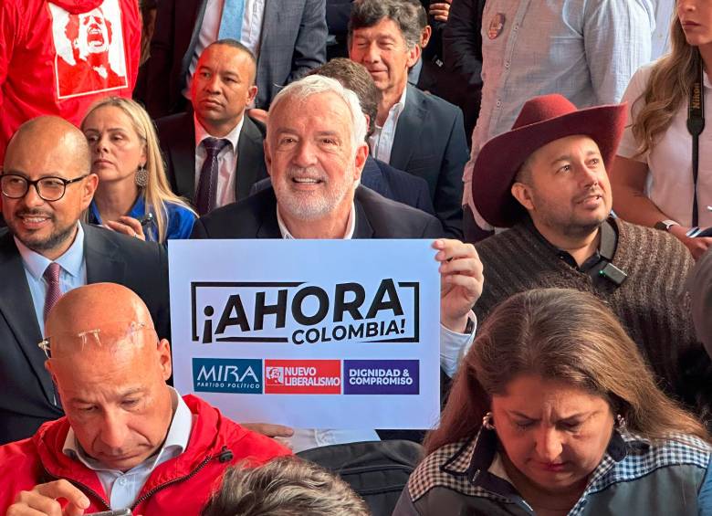 Federico Restrepo Posada presentó este lunes su campaña al Senado por la coalición Ahora Colombia, conformada por tres partidos. FOTO: Cortesía Federico Restrepo