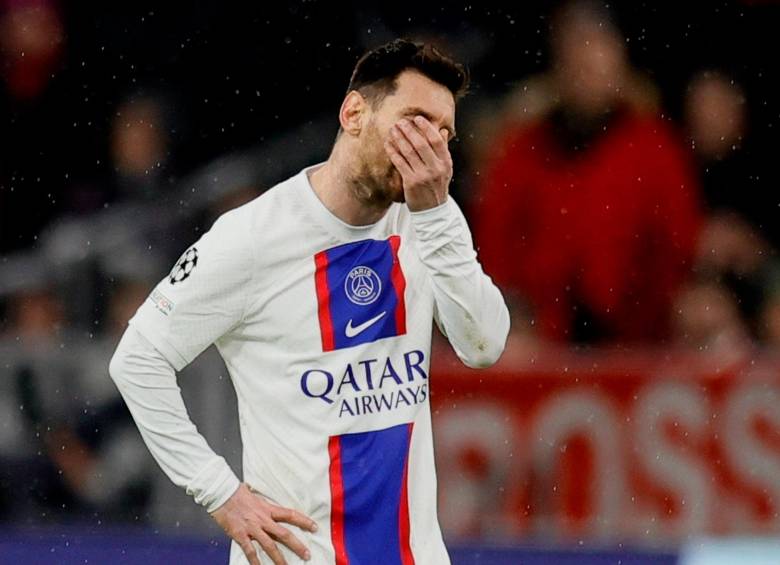 Aunque en diciembre de 2022 ganó el Mundial de Qatar, Lionel Messi sigue decepcionado por no poder conseguir un nuevo trofeo en la Liga de Campeones. FOTOS: EFE 