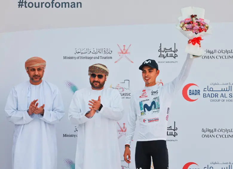 Diego Pescador se destacó en Omán. FOTO X-TOUR DE OMÁN