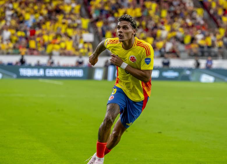 Richard Ríos encabeza la lista de antioqueños que estarán vistiendo la amarilla en el Mundial Norteamérica 2026. Foto: Juan Antonio Sánchez Ocampo.