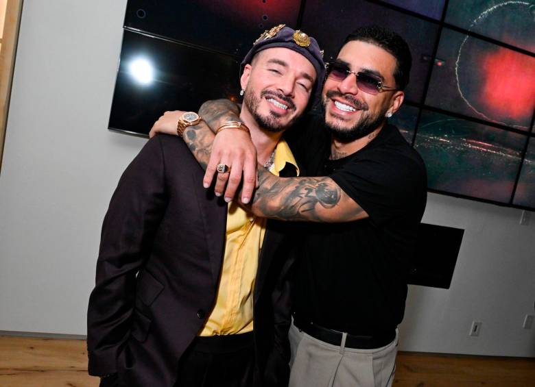 Antes de trabajar juntos en un disco, J Balvin y Ryan Castro habían colaborado en la canción Nivel De Perreo (2022). Foto Getty. 