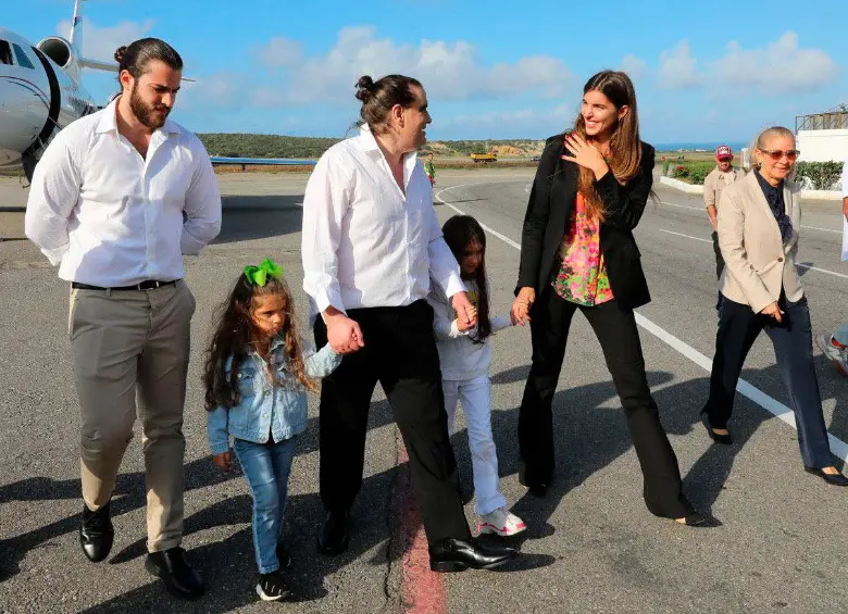 El regreso de Alex Saab a Venezuela en diciembre de 2023 tras el indulto que le otorgó el gobierno del presidente estadounidense Joe Biden. FOTO: Colprensa 