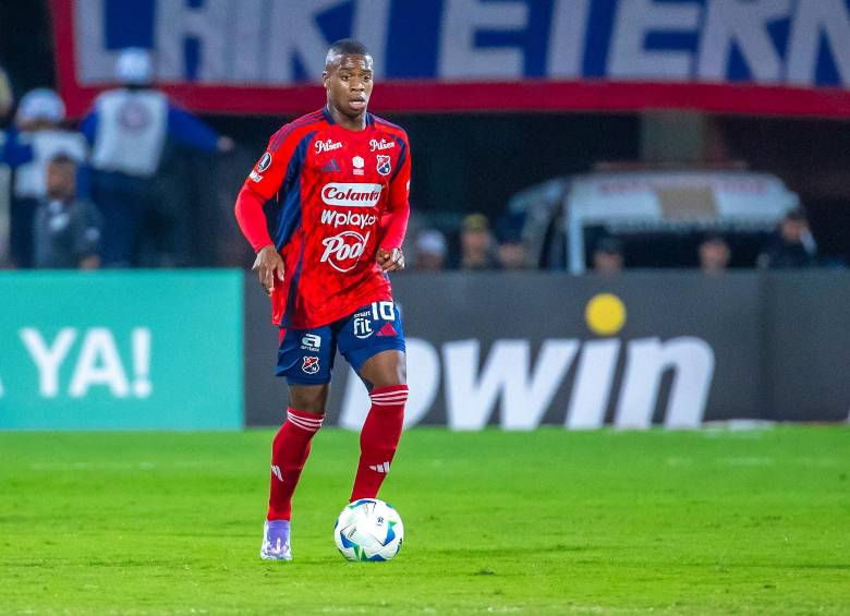 El futbolista Halam Loboa fue la gran figura del Medellín en su partido contra Cusco de la semana pasada en suelo peruano. Foto: Juan Antonio Sánchez