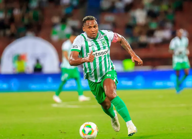 Alfredo Morelos, delantero de Atlético Nacional. Regresará en el clásico tras pagar uan sanción. FOTO CAMILO SUÁREZ 