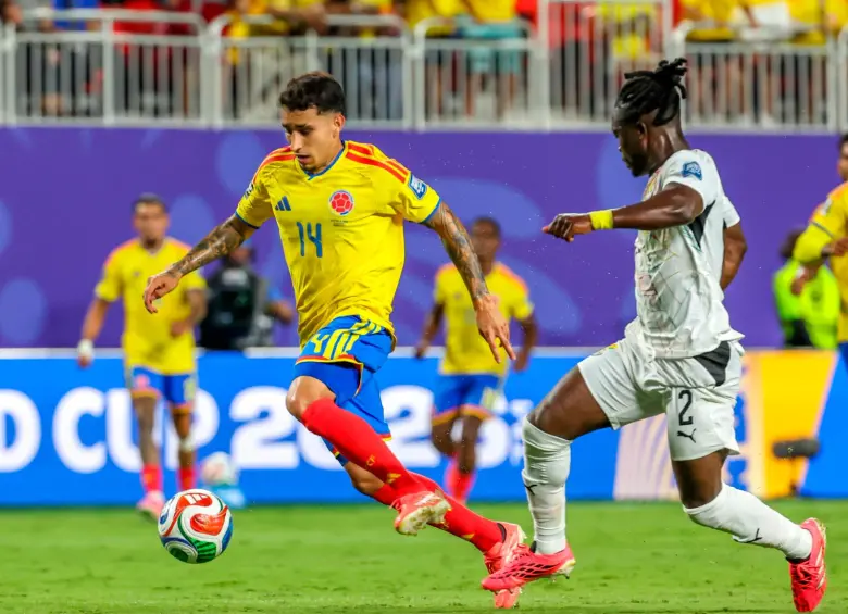 Gustavo Puerta ha disputado 14 partidos con la Selección Colombia. Fue titular en 7 de ellos. Foto: Juan Antonio Sánchez 