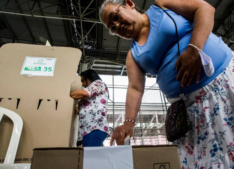 La Registraduría dispuso de 65 mesas de votación: 56 en Tarazá y 9 en Murindó. FOTO JULIO HERRERA