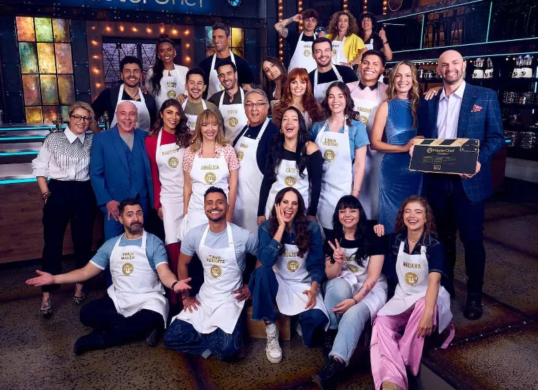 Estos son los 24 participantes que competirán en MasterChef Celebrity. FOTO: Canal RCN