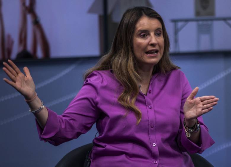 La senadora y candidata a la presidencia, Paloma Valencia, exige garantías para su partido. Foto: Julio César Herrera Echeverri.