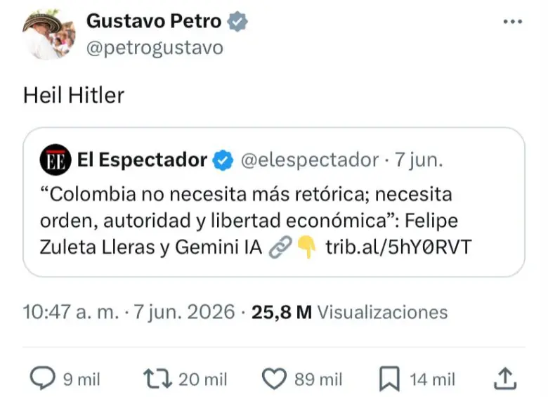 Embajador de Israel ante la ONU exige disculpas de Petro por saludo nazi: “Usar eslóganes nazis es una bajeza vergonzosa”