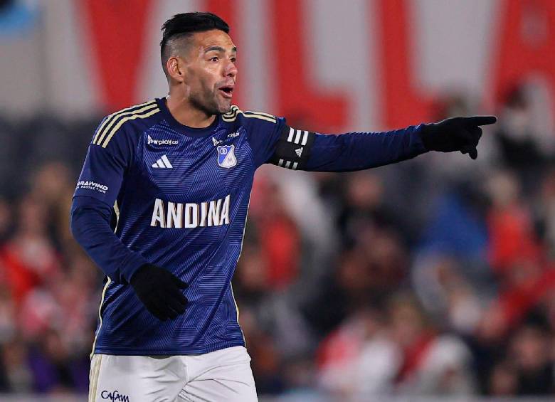 El último club en el que Falcao jugó fue Millonarios. FOTO AFP