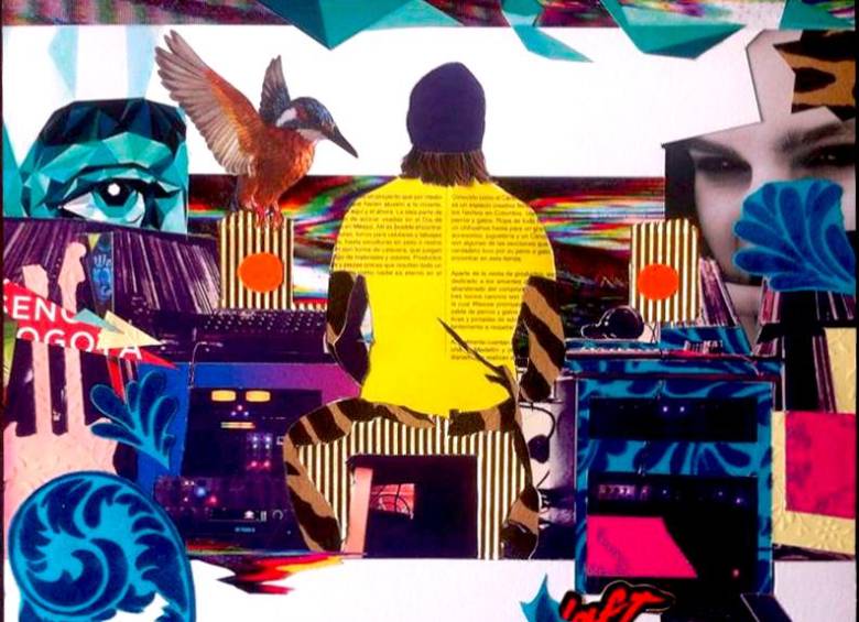 El productor. Collage de Mario Tachack Art