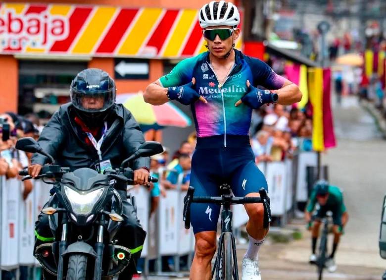 Miguel Ángel López, de 29 años de edad, fue tercero en el Giro de Italia y la Vuelta a España-2018. FOTO CORTESÍA ÁNDERSON BONILLA
