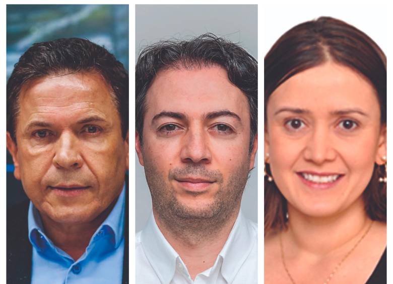 De izquierda a derecha, Álvaro Rendón, Daniel Quintero y Maria Camila Villamizar. FOTO ARCHIVO