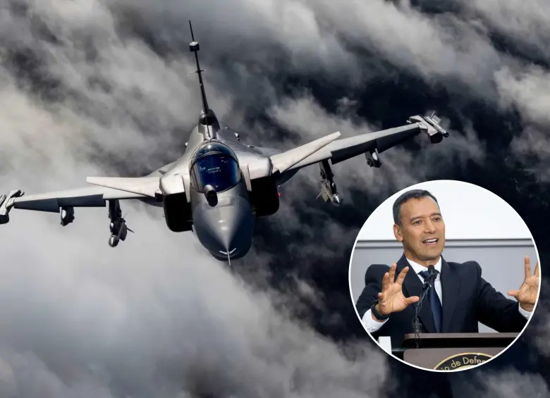 Contrato por 3.135 millones de euros de los Gripen “no se puede reversar”, dice el Ministro de Defensa. FOTO: Saab - Colprensa