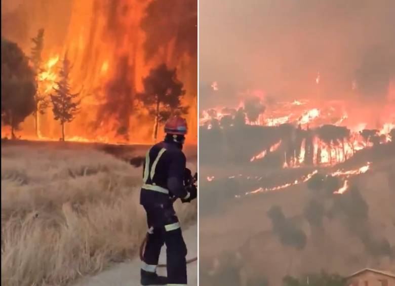 Francia evacuó a más de 220.000 personas por un incendio devastador. FOTOS: Capturas de videos 