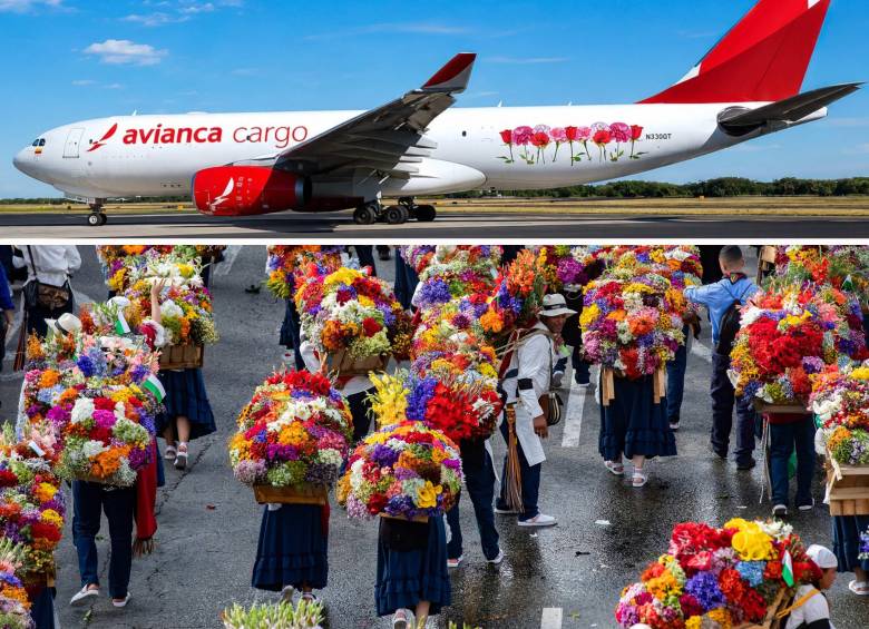 Avianca Cargo transportó 82.000 toneladas de flores y fortalece su apuesta por Medellín. FOTO: ESNEYDER GUTIÉRREZ - Avianca Cargo