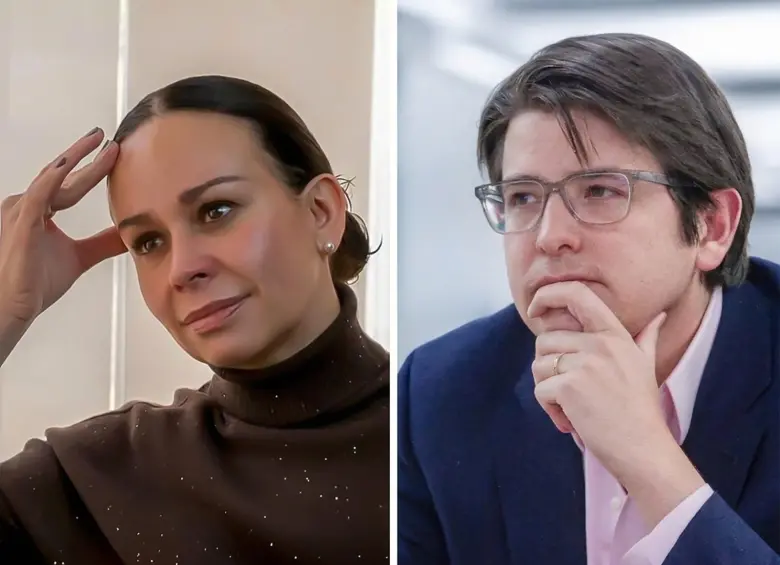 María Claudia Tarazona, esposa del fallecido senador Miguel Uribe. Foto: Redes sociales y Camilo Suárez.