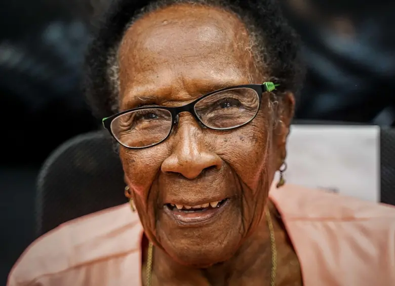María Antonia Cuero Rentería cumplirá 125 años el 18 de octubre de 2026. FOTO: Concejo de Cali 