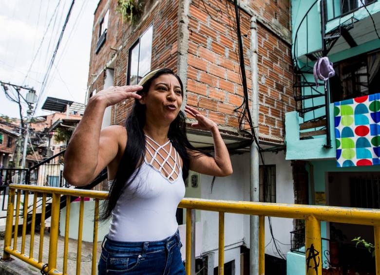 Marta vive actualmente en el barrio Popular 1 de Medellín. FOTO Julio César Herrera
