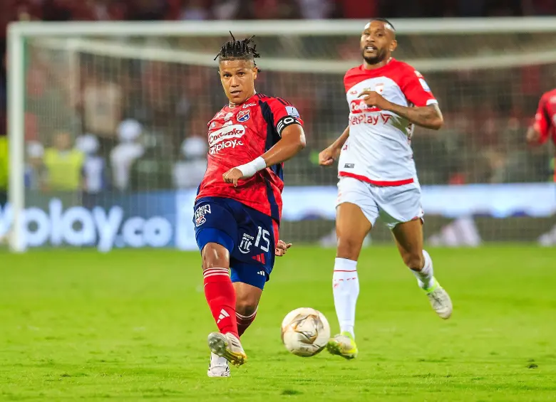 El volante samario Jaime Alvarado llegó al Medellín en enero del 2023 como uno de los fichajes clave del equipo entonces dirigido por David González. Foto: Camilo Suárez