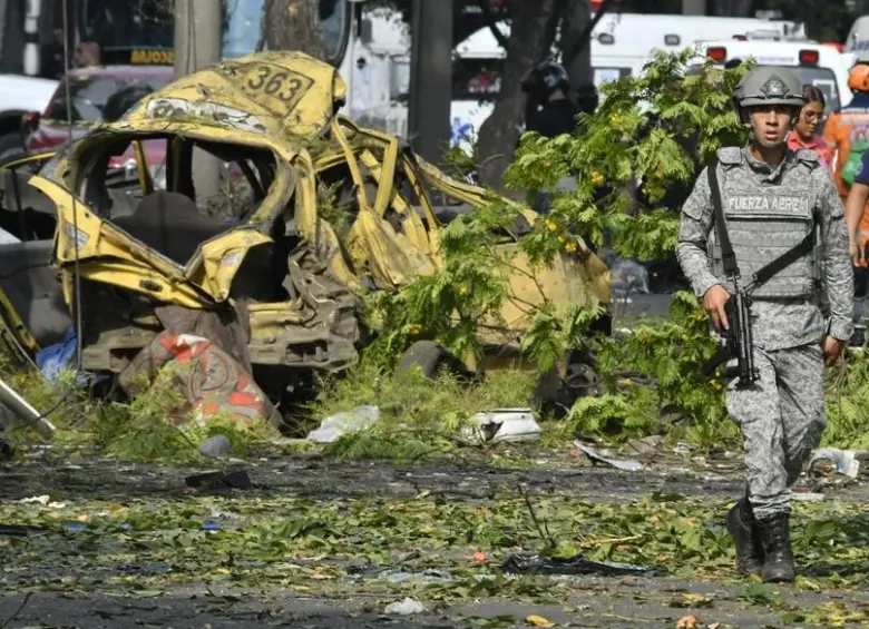 Al menos cinco personas murieron tras las explosiones. Foto: AFP