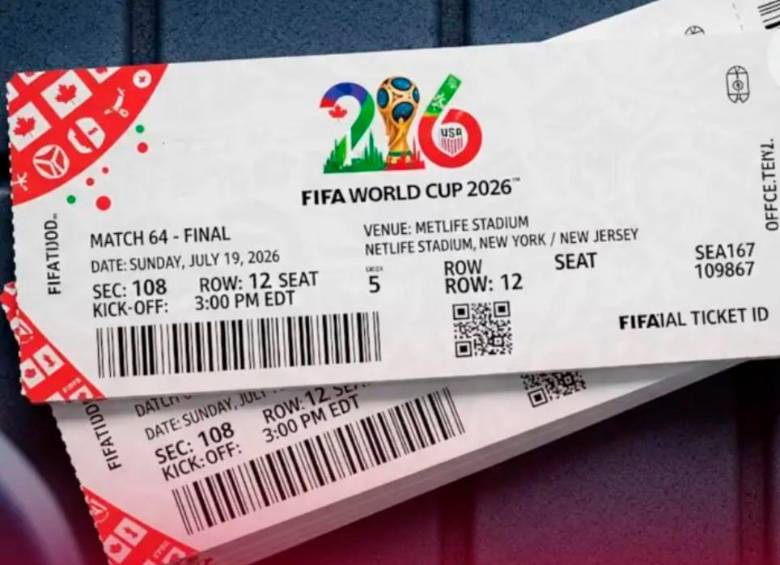 Las boletas para el Mundial 2026 están escasas debido a la alta demanda de los aficionados. FOTO FIFA