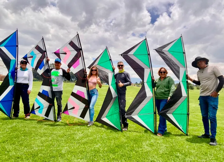 En este momento hay 90 deportistas afiliados a la Colombian KiteFliers Association (CKFA). FOTO: Cortesía